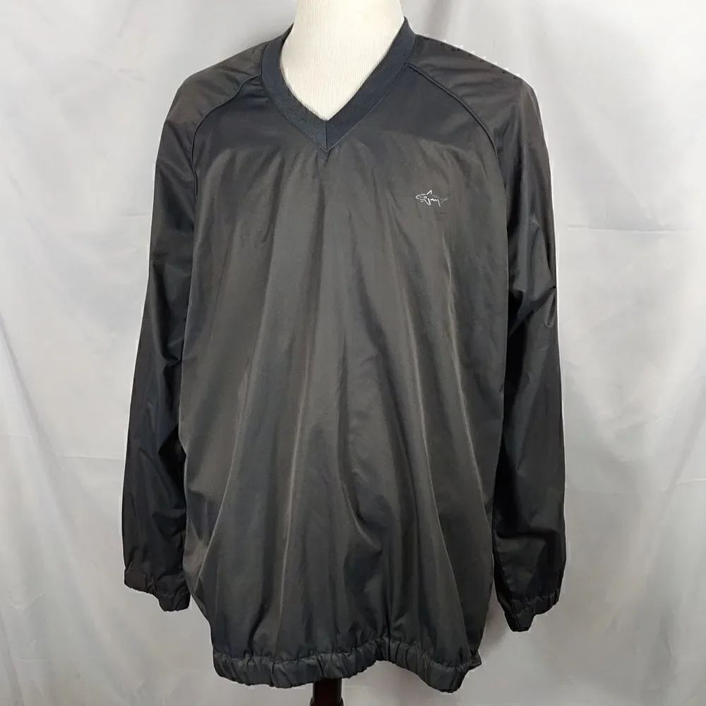 Greg Norman Gray Pullover Performance Jacket
